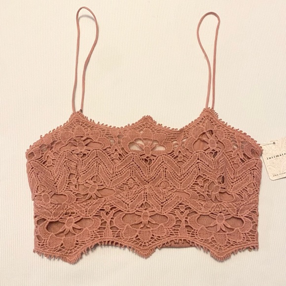 Free People Other - Free People FP One Athena Bralette Smoke Rose Pink